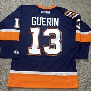 Vintage New York Islanders Jersey Boys L/XL NHL Hockey CCM Bill Guerin #13